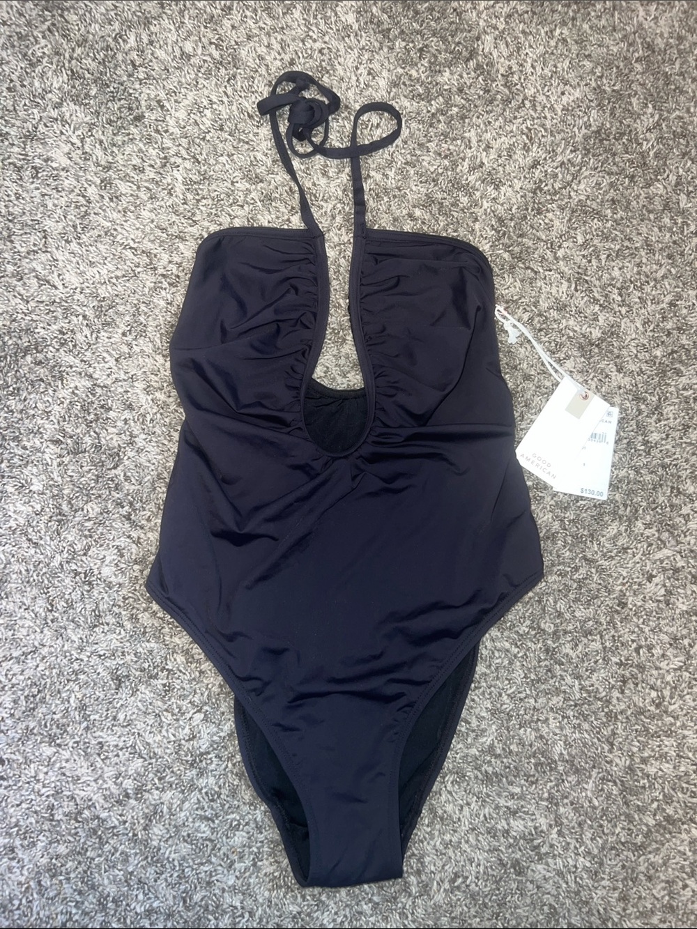 Black One-Piece Swimsuit